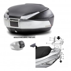 SHAD Baul trasero + herraje montaje SH48 KIT-180033