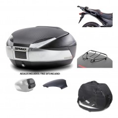 Rear trunk + mounting hardware + accessories  SH48