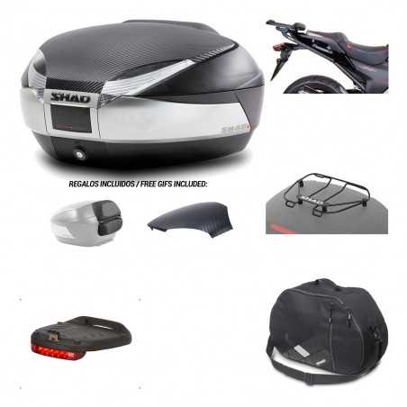 SHAD Baul trasero + herraje montaje accesorios SH48 KIT-179935