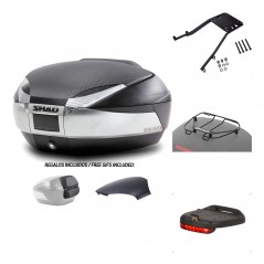 Rear trunk + mounting hardware + accessories  SH48