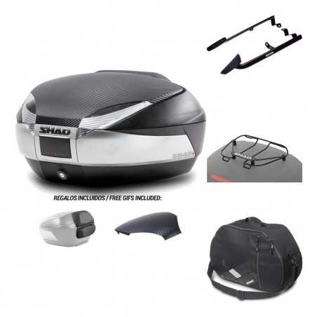 SHAD Baul trasero + herraje montaje accesorios SH48 KIT-179996