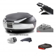 Rear trunk + mounting hardware + accessories  SH48
