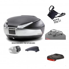 Rear trunk + mounting hardware + accessories  SH48