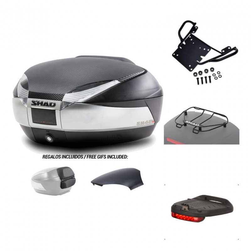 Rear trunk + mounting hardware + accessories  SH48