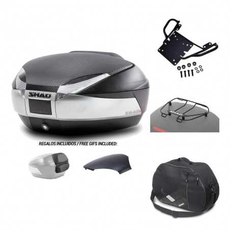 SHAD Baul trasero + herraje montaje accesorios SH48 KIT-179904