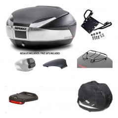 SHAD Baul trasero + herraje montaje accesorios SH48 KIT-179905