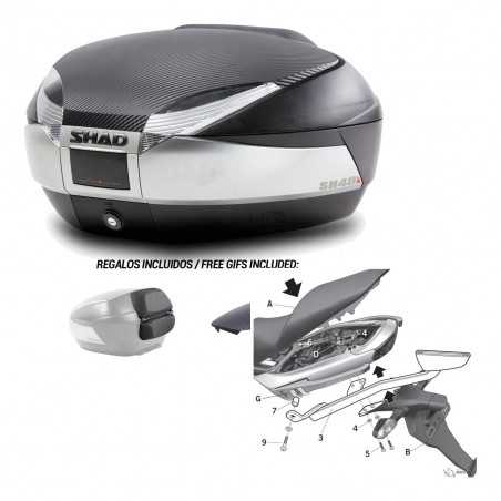 SHAD Baul trasero + herraje montaje SH48 KIT-180003