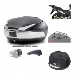 Rear trunk + mounting hardware + accessories  SH48