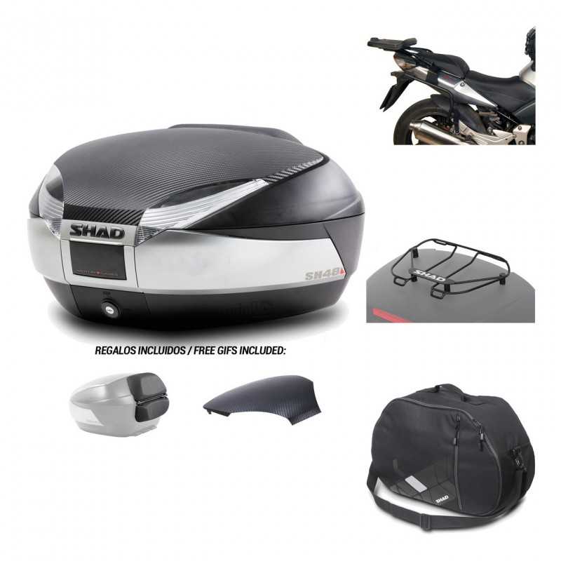Rear trunk + mounting hardware + accessories  SH48