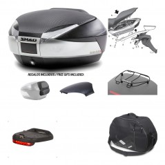 Rear trunk + mounting hardware + accessories  SH48