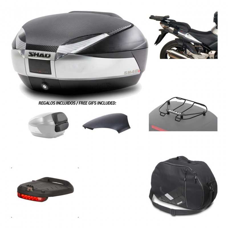 Rear trunk + mounting hardware + accessories  SH48