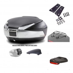 SHAD Baul trasero + herraje montaje accesorios SH48 KIT-179913