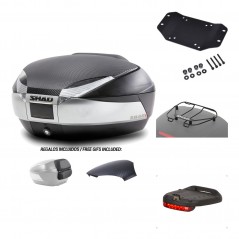 Rear trunk + mounting hardware + accessories  SH48