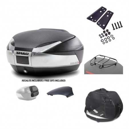 Rear trunk + mounting hardware + accessories  SH48