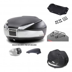 Rear trunk + mounting hardware + accessories  SH48