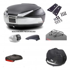 Rear trunk + mounting hardware + accessories  SH48
