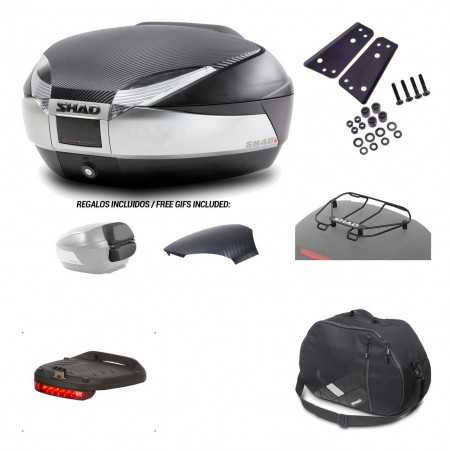 SHAD Baul trasero + herraje montaje accesorios SH48 KIT-179915