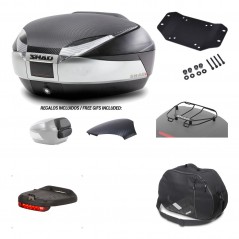 SHAD Baul trasero + herraje montaje accesorios SH48 KIT-180012