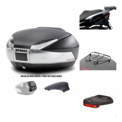 SHAD Baul trasero + herraje montaje accesorios SH48 KIT-180015