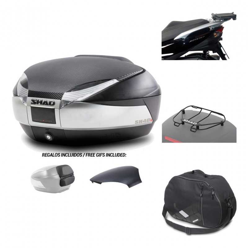 Rear trunk + mounting hardware + accessories  SH48