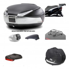 SHAD Baul trasero + herraje montaje accesorios SH48 KIT-180017
