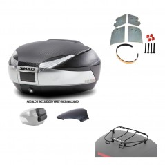 SHAD Baul trasero + herraje montaje parrilla portabultos superior SH48 KIT-180370