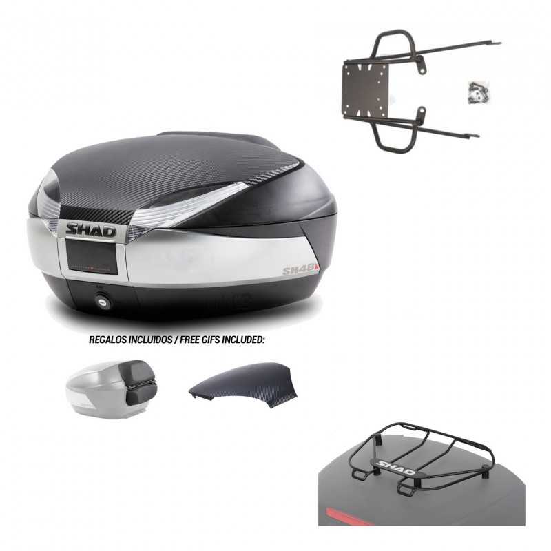 Back trunk + big top fitting + top grid rack  SH48