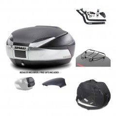 Rear trunk + mounting hardware + accessories  SH48