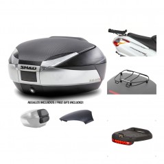 Rear trunk + mounting hardware + accessories  SH48