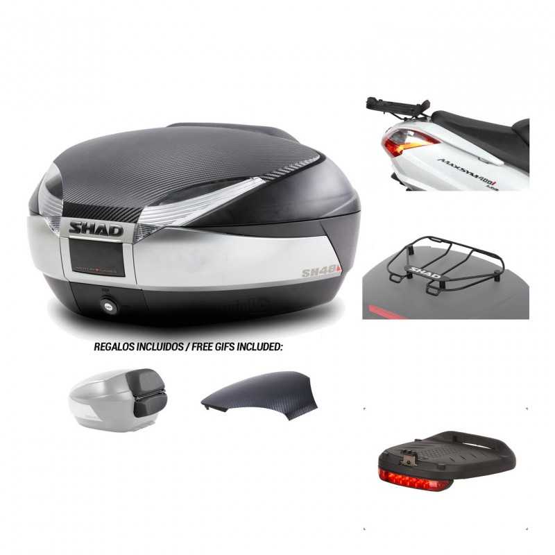 Rear trunk + mounting hardware + accessories  SH48