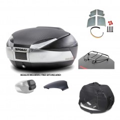 SHAD Baul trasero + herraje montaje accesorios SH48 KIT-180372