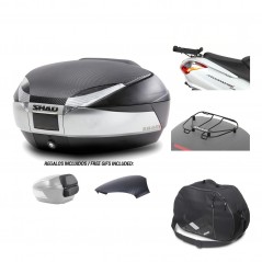 Rear trunk + mounting hardware + accessories  SH48