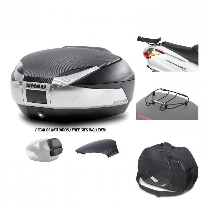Rear trunk + mounting hardware + accessories  SH48