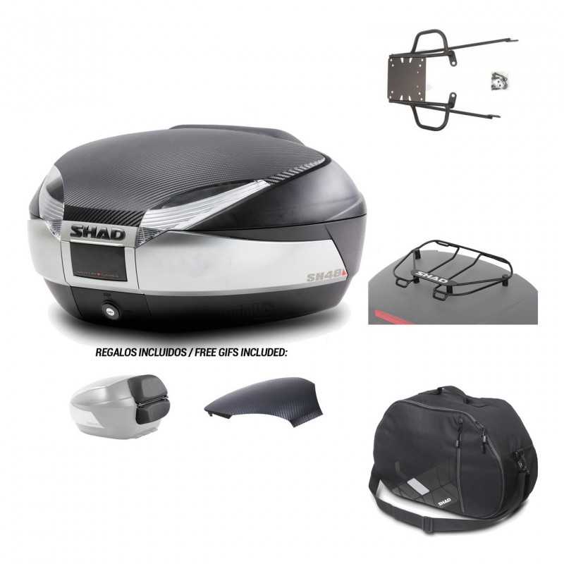 Rear trunk + mounting hardware + accessories  SH48