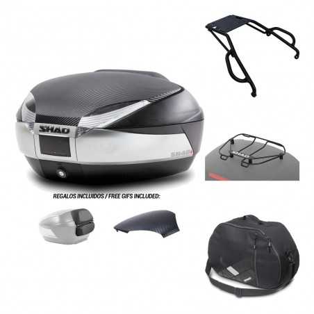 SHAD Baul trasero + herraje montaje accesorios SH48 KIT-180472