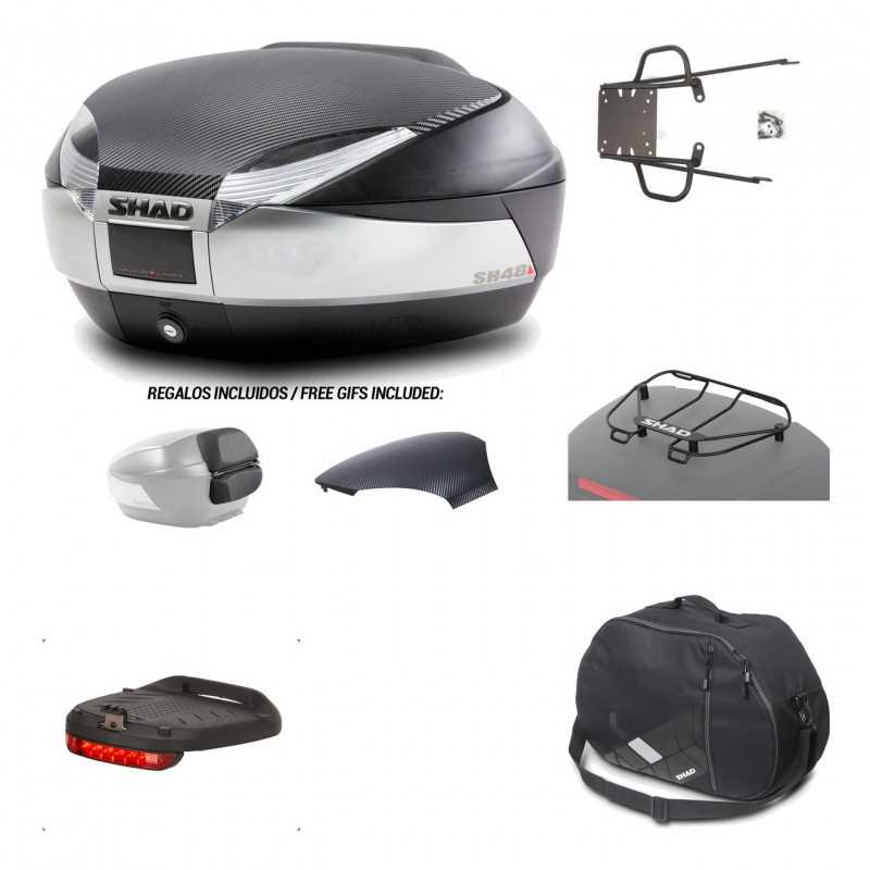 Rear trunk + mounting hardware + accessories  SH48