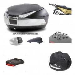 Rear trunk + mounting hardware + accessories  SH48