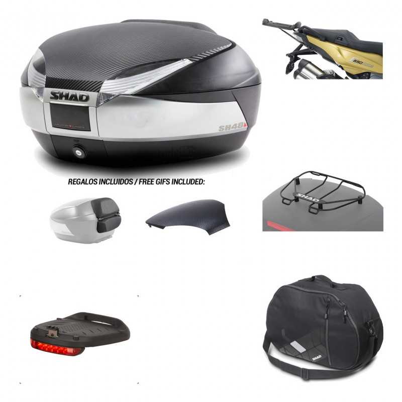 Rear trunk + mounting hardware + accessories  SH48
