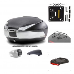SHAD Baul trasero + herraje montaje accesorios SH48 KIT-180526