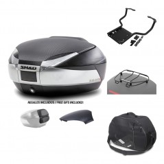 Rear trunk + mounting hardware + accessories  SH48