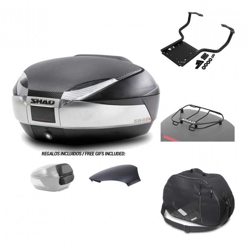 Rear trunk + mounting hardware + accessories  SH48