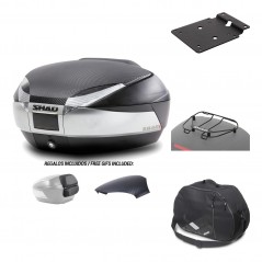 Rear trunk + mounting hardware + accessories  SH48