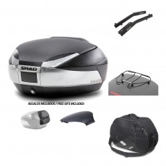 SHAD Baul trasero + herraje montaje accesorios SH48 KIT-180377