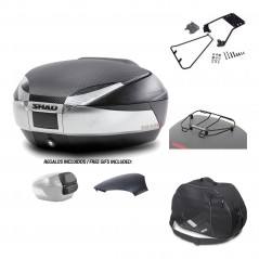 Rear trunk + mounting hardware + accessories  SH48