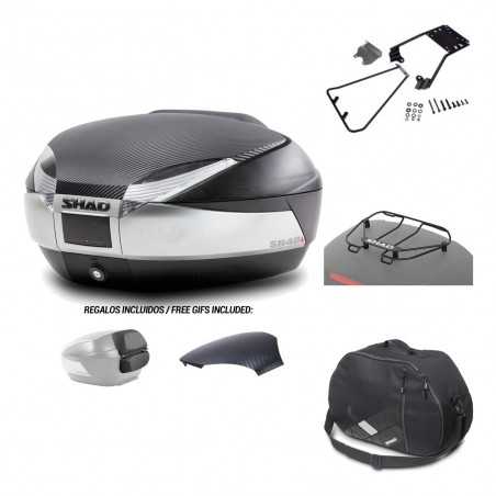 SHAD Baul trasero + herraje montaje accesorios SH48 KIT-180277