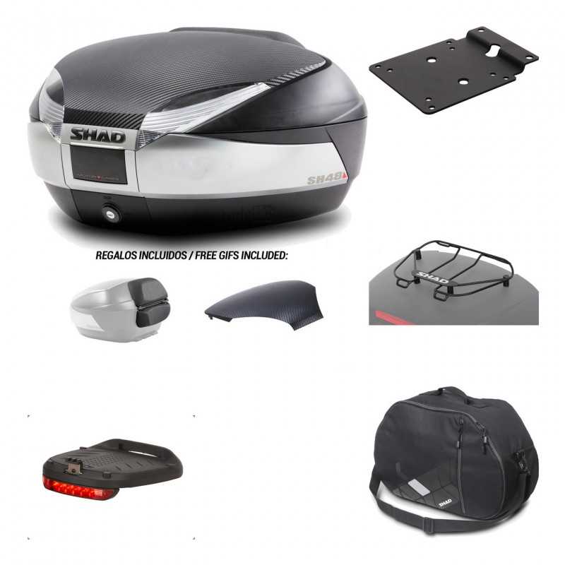 Rear trunk + mounting hardware + accessories  SH48