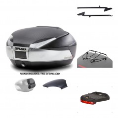 Rear trunk + mounting hardware + accessories  SH48