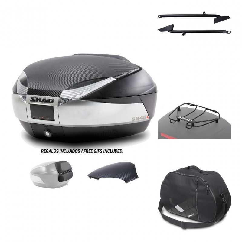 Rear trunk + mounting hardware + accessories  SH48