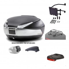 SHAD Baul trasero + herraje montaje accesorios SH48 KIT-180331