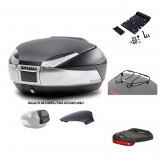 SHAD Baul trasero + herraje montaje accesorios SH48 KIT-180381
